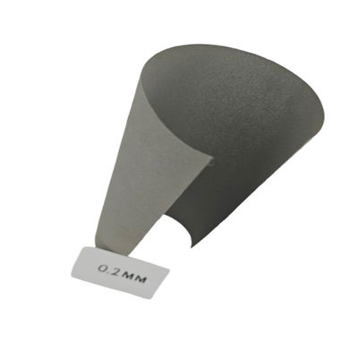 Produção de hidrogénio Ti feltro 0,2 mm Feltro de titânio poroso para eletrólise de água