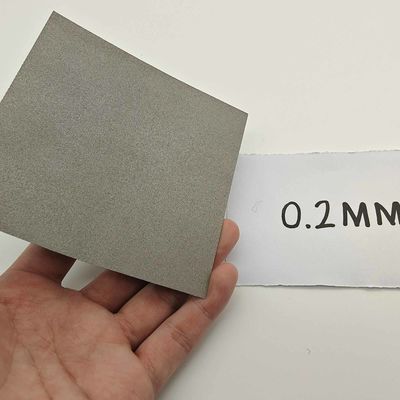 0.5mm-1mm Papel de feltro de titânio Porosidade 50%-60% Ti Filtro de fibras metálicas sinterizadas