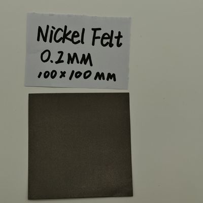 Filtro de fibras metálicas sinterizadas de níquel poroso metálico 0,2 mm Amigável ao ambiente