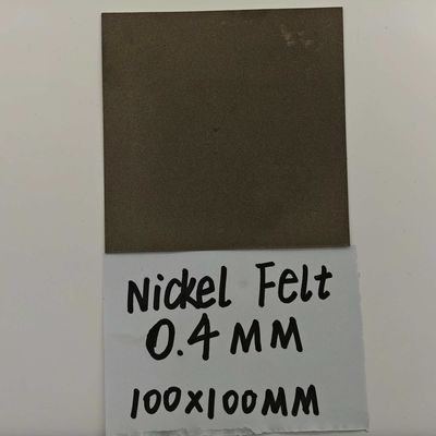 0.4 mm espessura pó de níquel poroso feltro AEM Célula eletrolítica de produção de hidrogénio