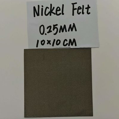 0.25mm Filtro de fibra de níquel metálico AEM Célula de eletrólise de hidrogénio