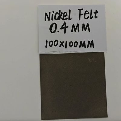 Filtro de níquel AEM 0,4 mm Material da camada de difusão de gás Filtro de fibras metálicas porosas