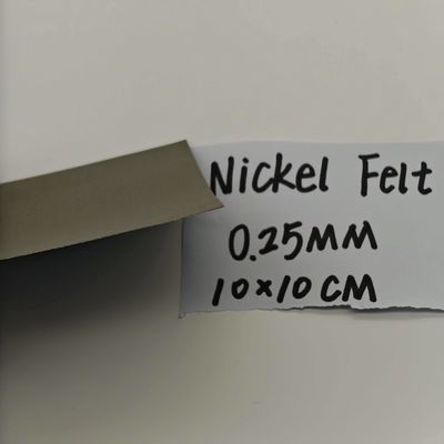 Filtro de papel de níquel poroso circular quadrado de 0,2 mm a 1,0 mm Filtro de níquel de célula de combustível