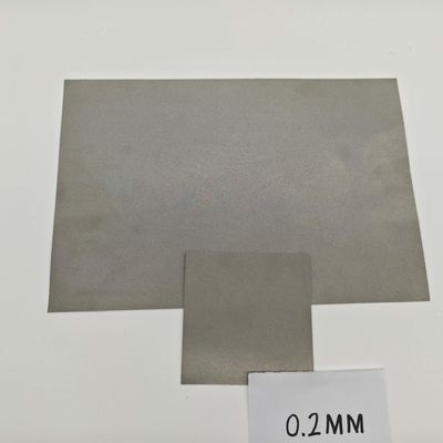 Filtro de fibra sinterizada de níquel de camada de difusão de gás de célula de combustível porosa de 0,2 mm
